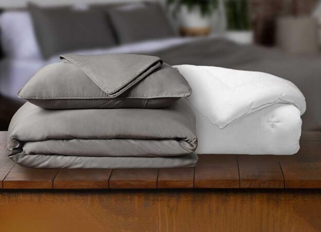 Layered Cooling Sheets for Comforter and Bed Sheets That Are Anti-Pill