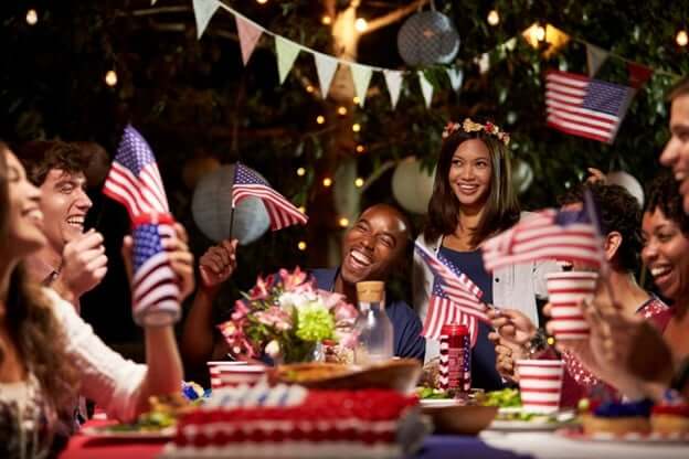 People Celebrating Loud For 4th of July
