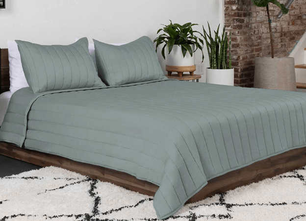 Gray Cooling Duvet Cover Set from Sheex