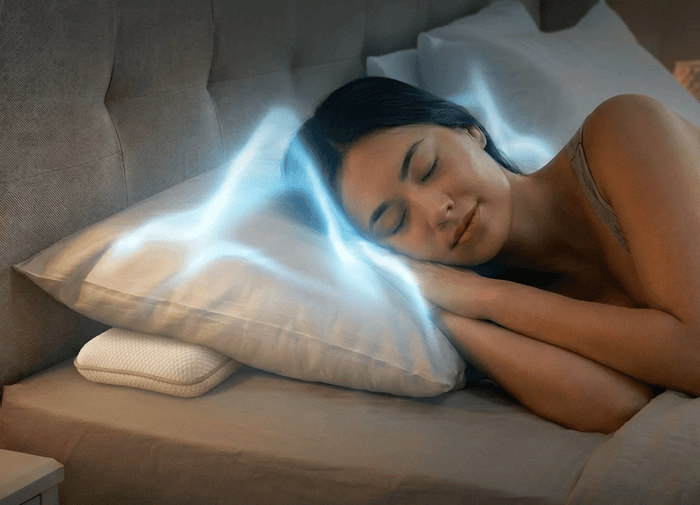SHEEX Sleep Technology Working on a Woman Sleeping
