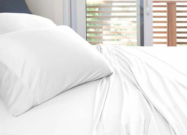 Simplicity - White and Cream Bed Sheets