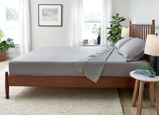 Support - Gray Bed Sheets