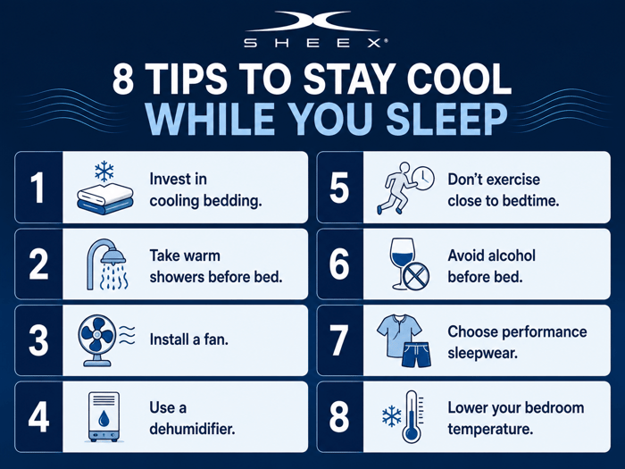 Tips to Help You Stay Cool at Night
