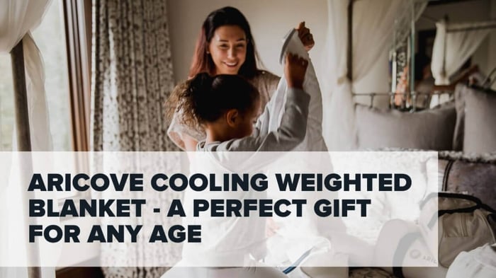 Aricove Cooling Weighted Blanket - a Perfect Gift for Any Age