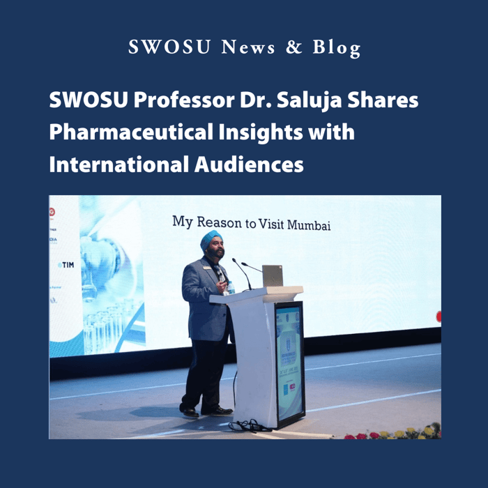 Dr. Saluja Shares Pharmaceutical Insights with International Audiences