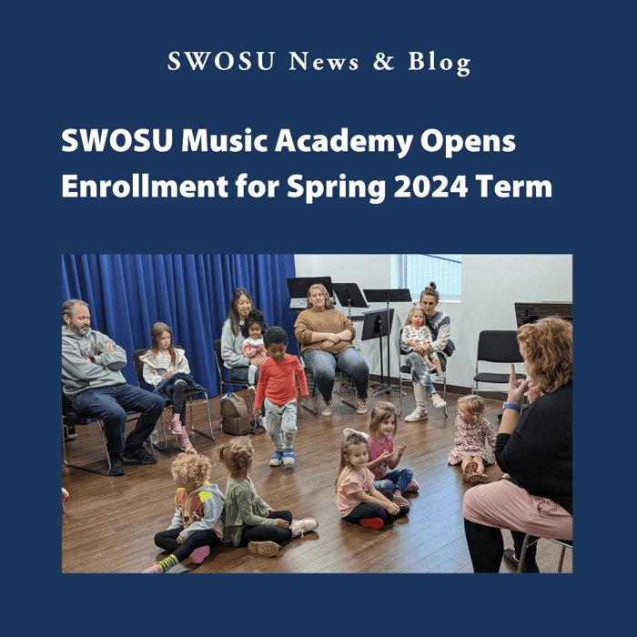 SWOSU Music Academy Opens Enrollment for Spring 2024 Term