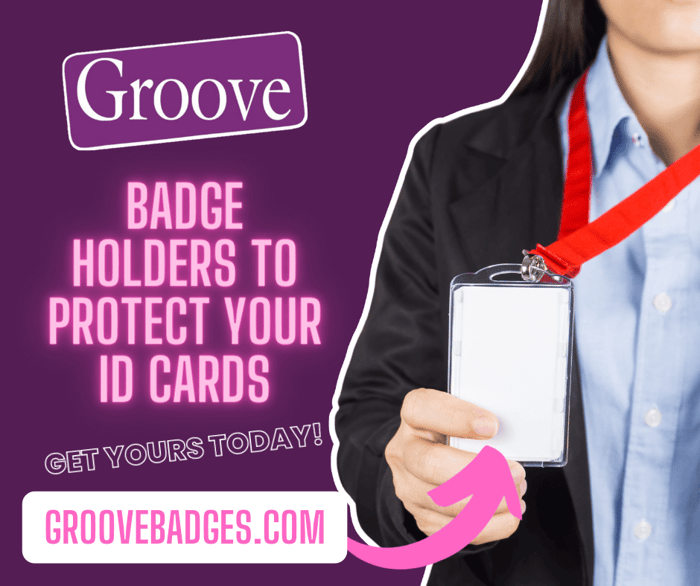 Access Card Badge Accessories, Groove Identification Solutions, 