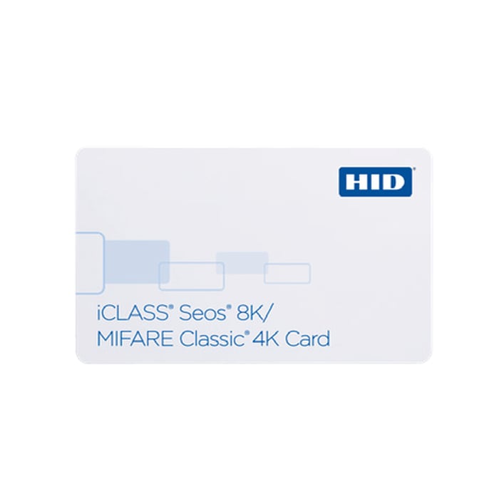 HID Seos anti-clone access card with secure encryption technology
