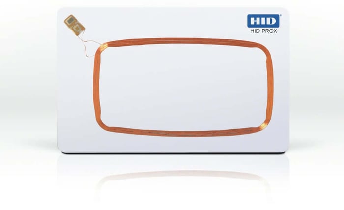 HID Smart Card, inside antenna and copper coil