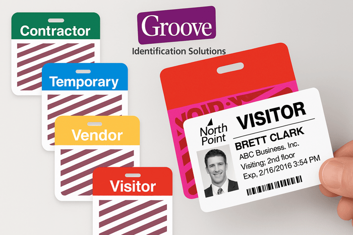 Visitor-Badges-Contractor-Badges-Color Coded-Colour coded-Self-Expiring-Self-Expiry