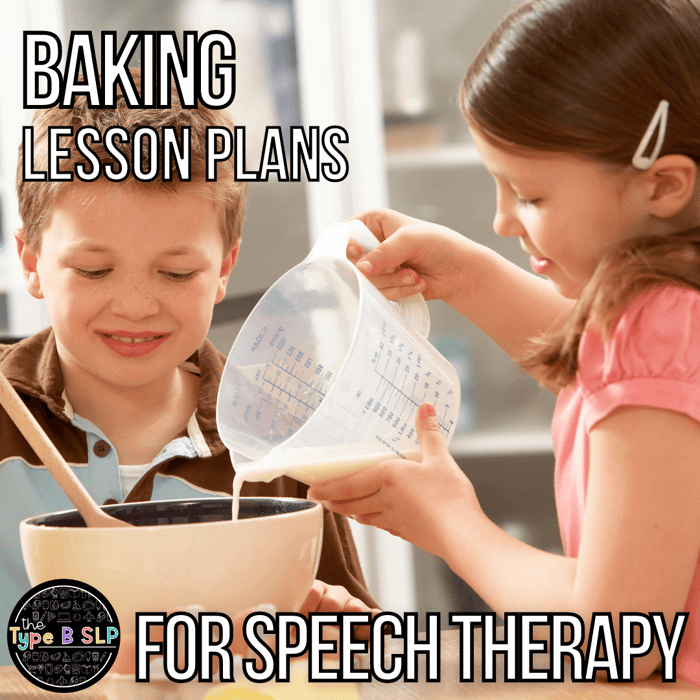 Baking Themed Lesson Plans for Speech Therapy
