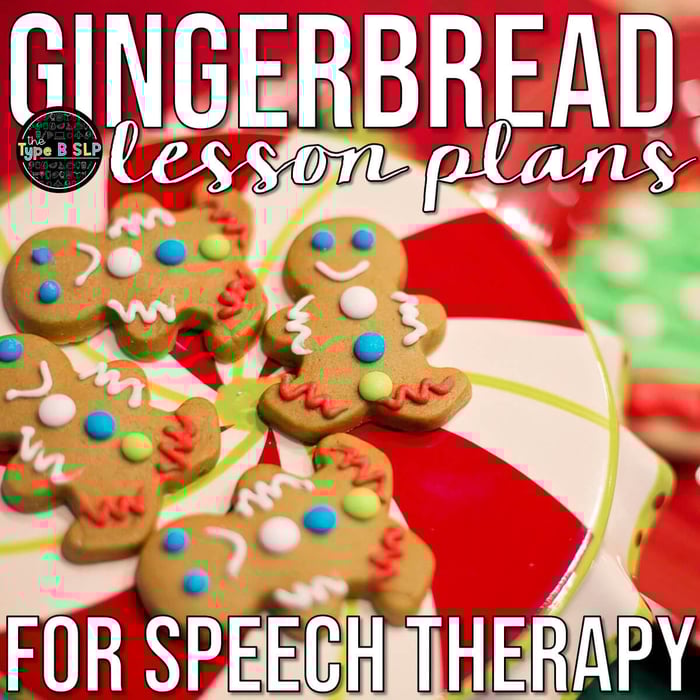 Gingerbread Speech Therapy Plans