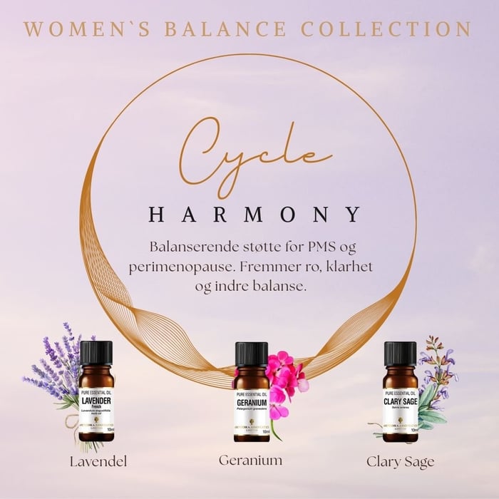 Eteriske oljer for PMS & perimenopause 🌸