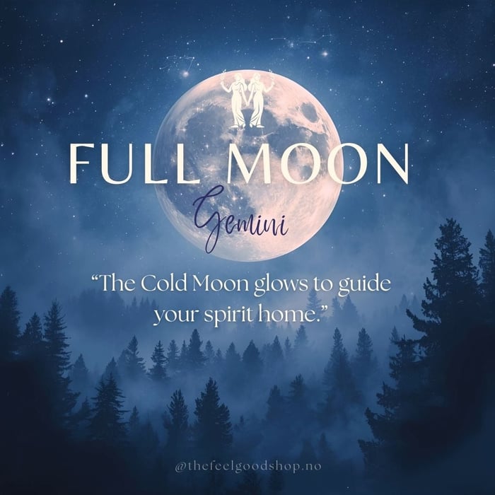 Fullmåne i Tvillingene - årets siste fullmåne 💫