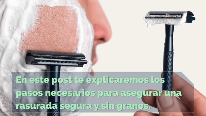 ¿Cómo rasurarte para que no salgan granos en tu piel?