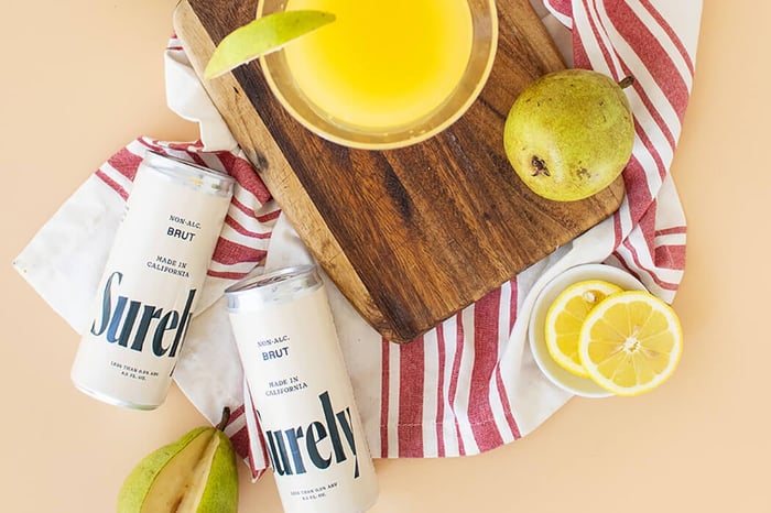 French 75 Mocktail Recipe (with real Brut)