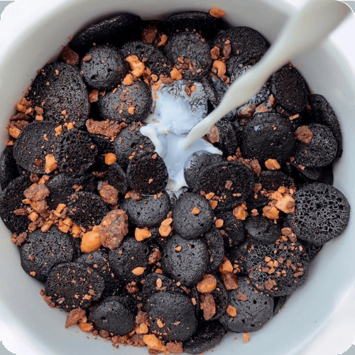 Dark Chocolate and Peanut Butter Pancake Cereal