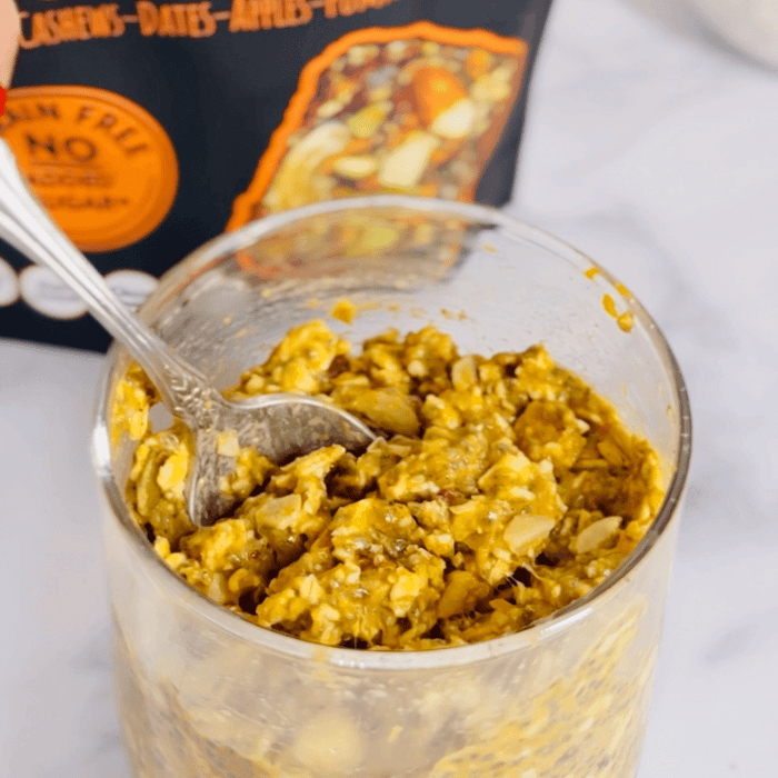 Pumpkin Spice Superfood Overnight Oats