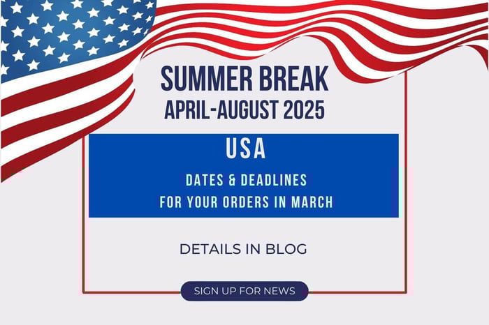 USA Shipping - Summer break