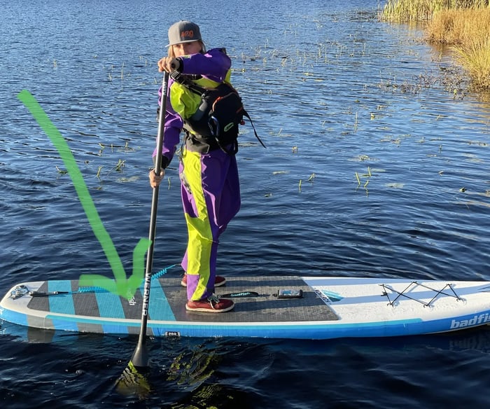SUP Draw Stroke for Lateral Movement
