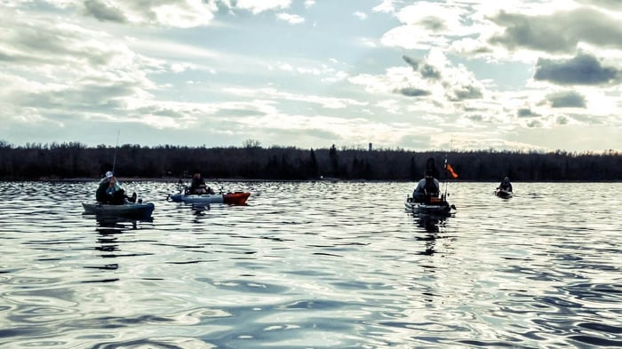 Kayak Fishing Pigeon Lake - Chris Fonos