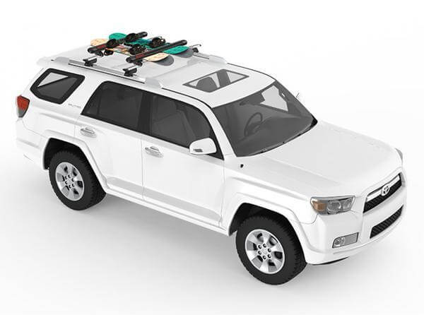 The Yakima Fatcat 4 & 6 - Rooftop Ski & Board Carrier.