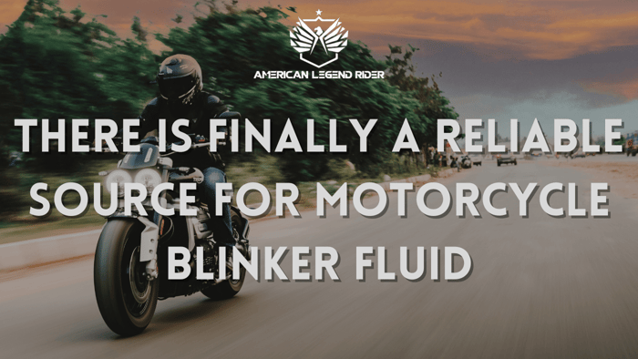 There Is Finally a Reliable Source For Motorcycle Blinker Fluid