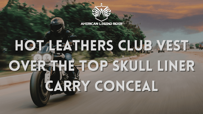 Hot Leathers Club Vest: Ultimate Biker Style and Functionality
