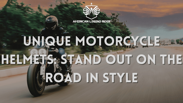 Unique Motorcycle Helmets: Stand Out on the Road in Style