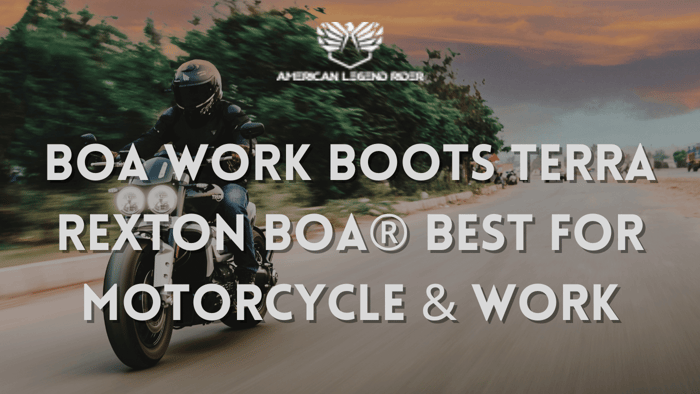 BOA WORK BOOTS TERRA REXTON BOA® BEST FOR MOTORCYCLE & WORK