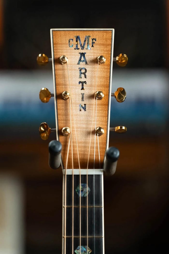 Martin Custom Shop Grand Performance European Spruce/Flamed Maple Toasted Burst Finish Acoustic Guitar