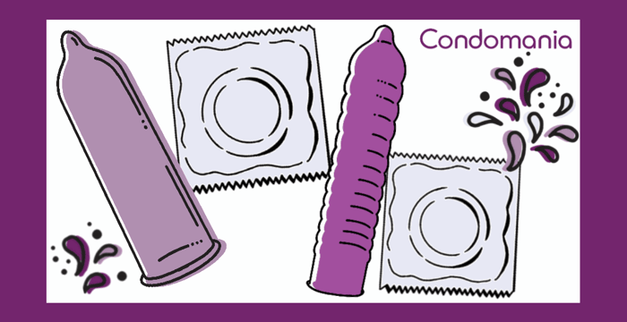 condom drawing banner