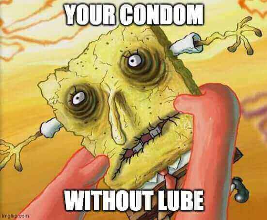 Lube and condom