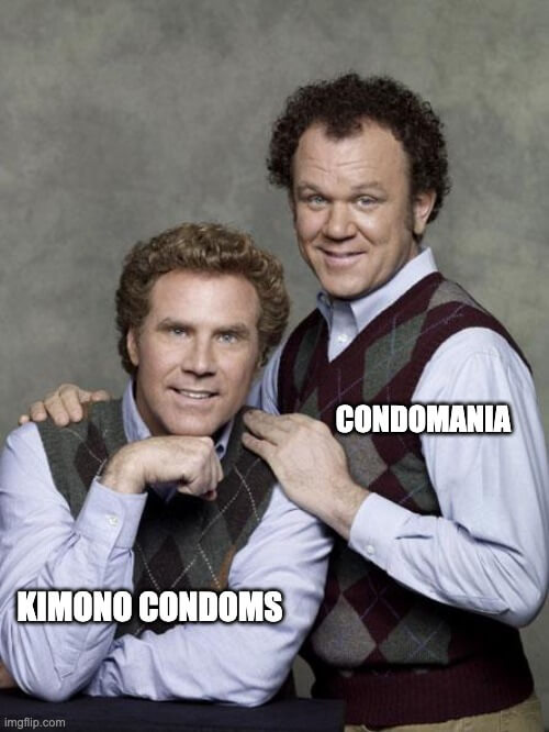 Kimono condoms