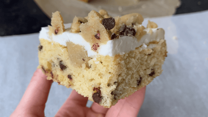 Low-Carb Cookie Dough Cake