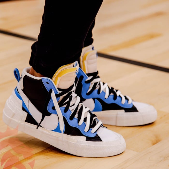 Sneak Peek: Nike Blazer Mid x Sacai White Black Legend Blue