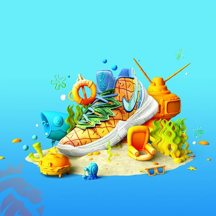 Kyrie 5 Spongebob Pineapple House