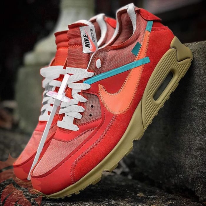 Sneak Peek: Off-White x Nike Air Max 90 “University Red”