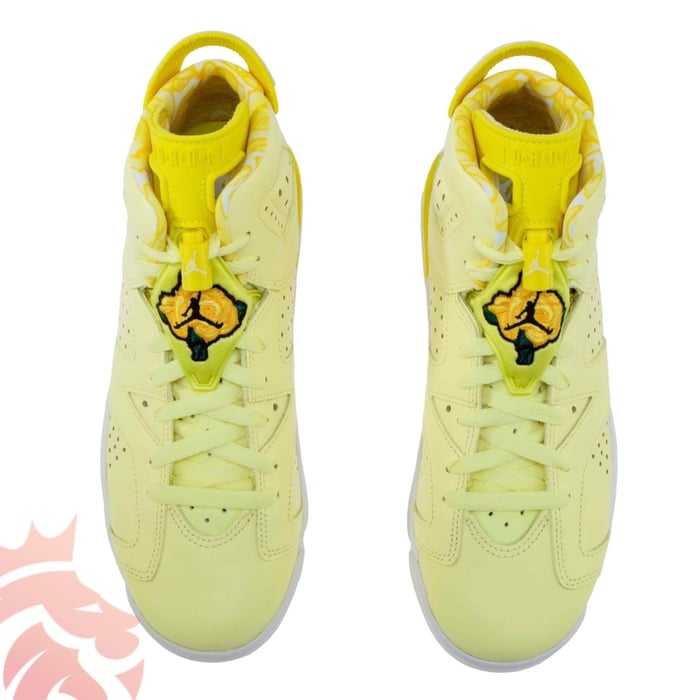 Girls’ Big Kids Air Jordan Retro 6 Citron Tint