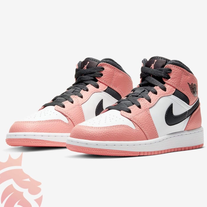 First Look: Nike Air Jordan 1 Mid GS Pink Quartz