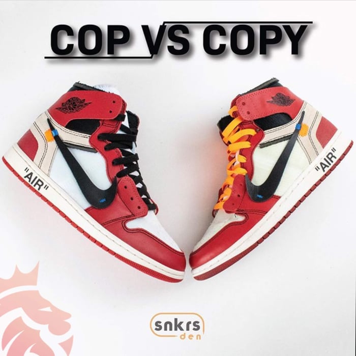 Real Vs Fake: OFF-WHITE x Air Jordan 1 Retro High OG “Chicago”