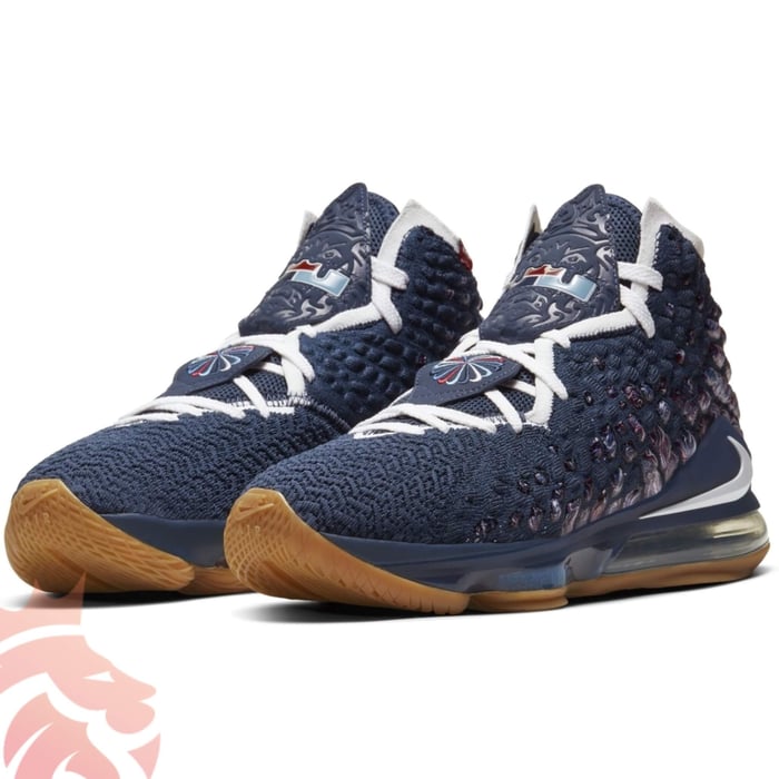 First Look: Nike LeBron 17 College Navy
