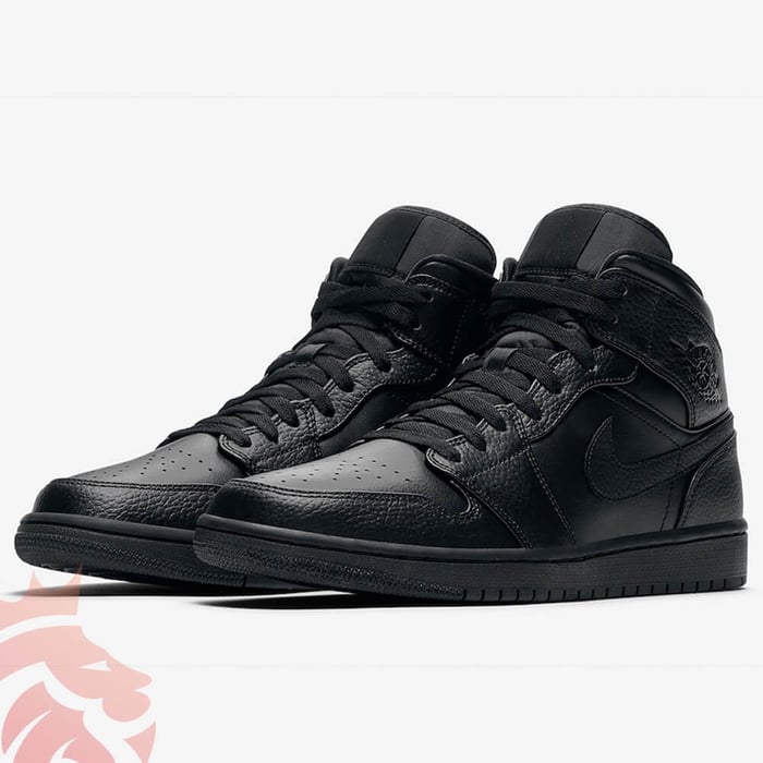 First Look: Air Jordan 1 Mid “Triple Black”