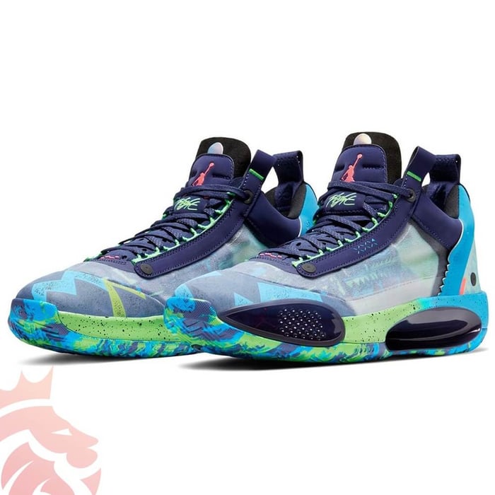 First Look: Gou Ailun Air Jordan 34 Low QS Mutli-color