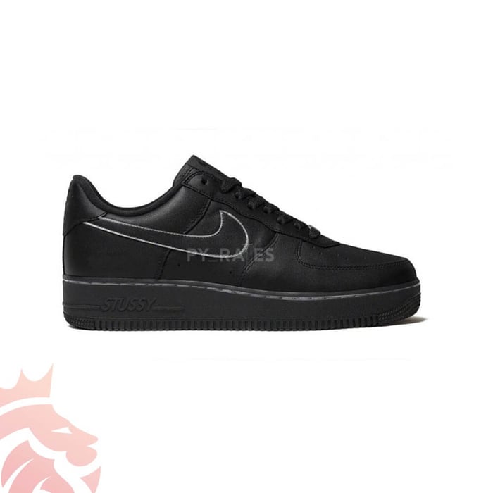 First Look: Stussy x Nike Air Force 1 Low “Black” and “Fossil Stone”