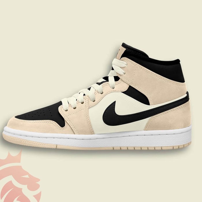 スニーカー NIKE Air Jordan 1 Mid Barely Orange WMNS 2020 AW 20 スニーカー NIKE Air Jordan 1 Mid Barely Orange WMNS 2020 AW