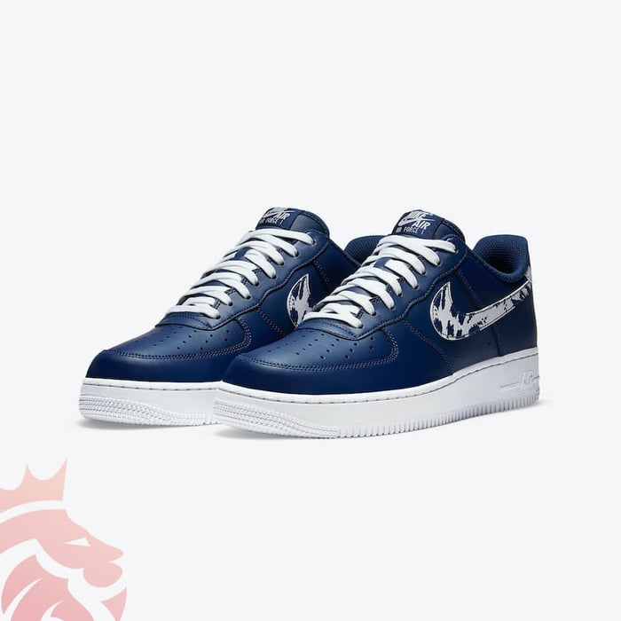 靴 Nike Air Force 1 Low \"Swoosh Pack Navy\" Nike Air Force 1 Low J-Pack Royal Shoes (2006) Size 9 Black