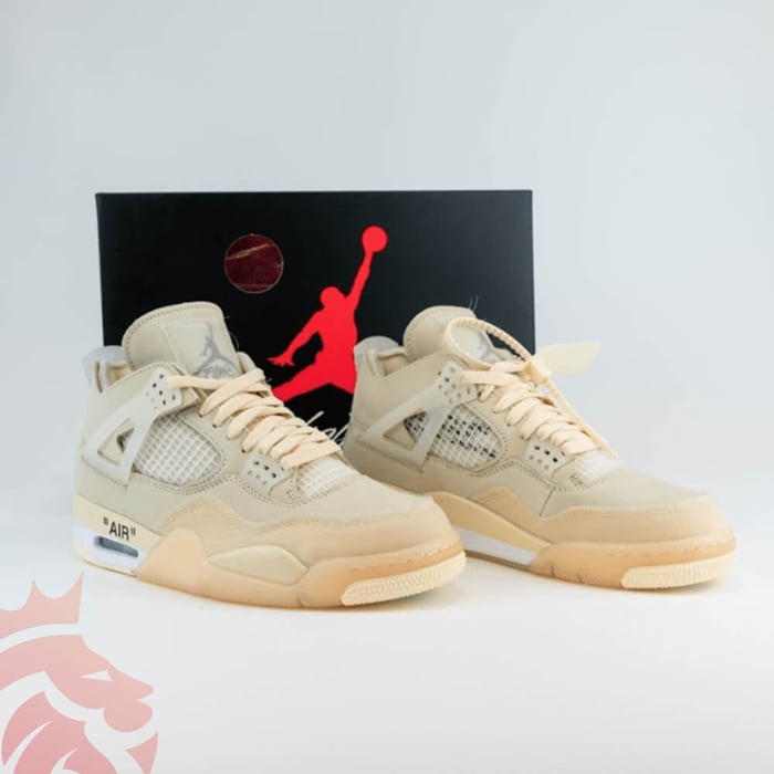 A Closer Look: Off-White WMNS Air Jordan 4 Retro SP “Sail”