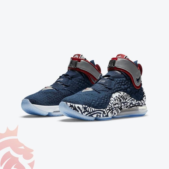 A Closer Look: Nike LeBron 17 “Graffiti Cold Blue”