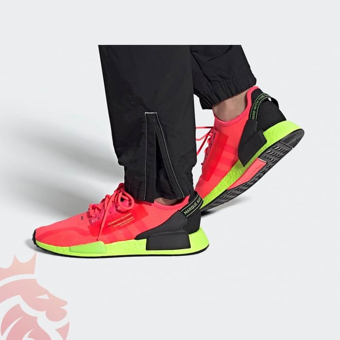 First Look: adidas NMD R1 V2 “Pink Signal Green”